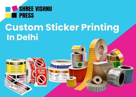 Custom Sticker Printing In Delhi