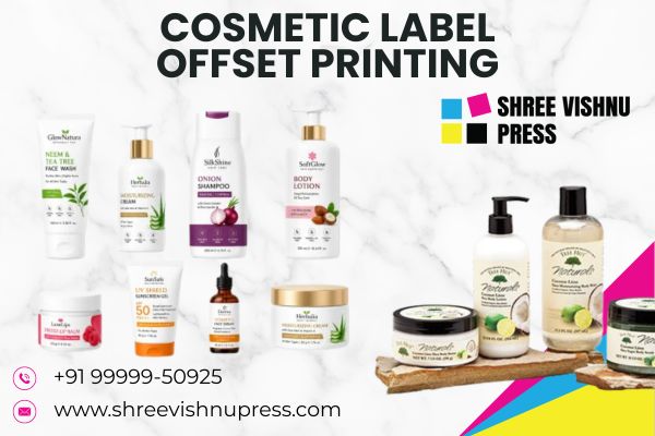 Cosmetic Label Offset Printing